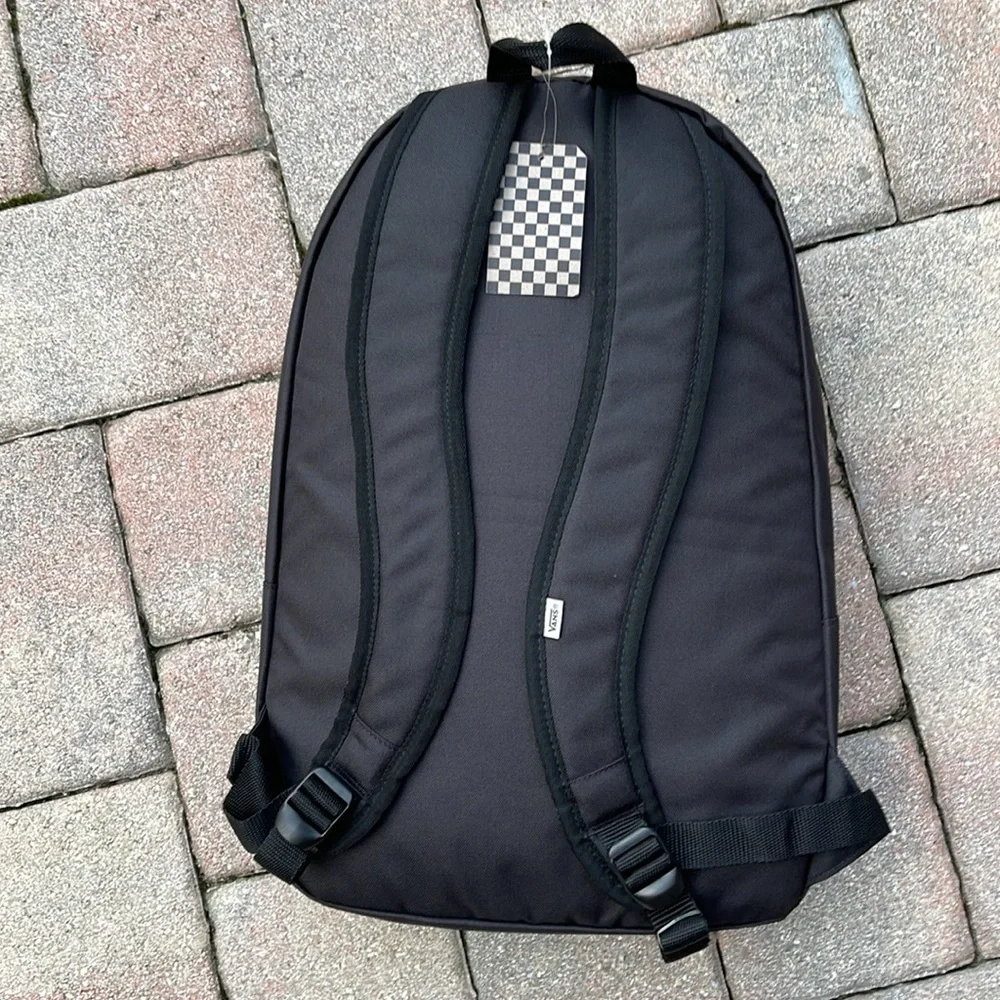 VANS Ranged 2 Backpack Black Women Casual School Student Bag VN0A7UFNJNH NWT